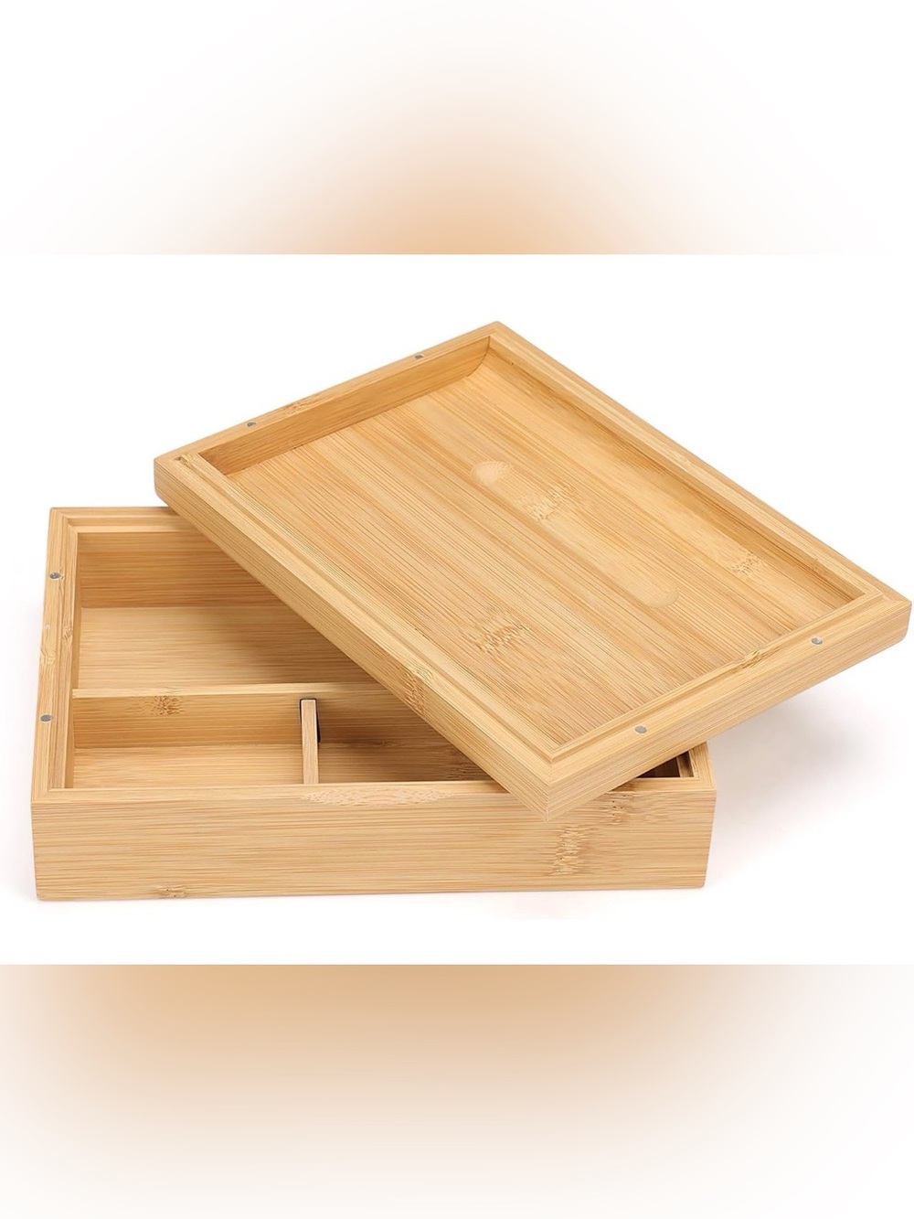 Bamboo Storage Organizer Box